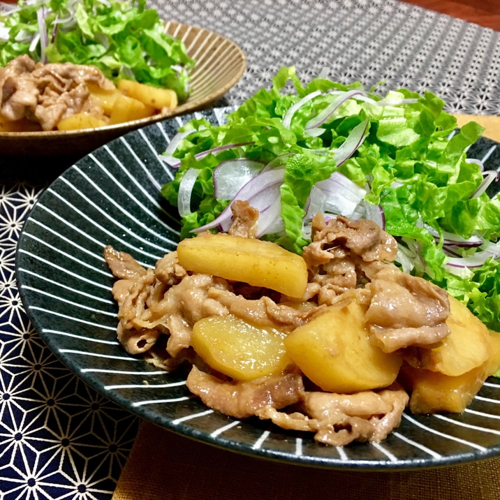 じゃがいも入り♪豚肉の生姜焼き